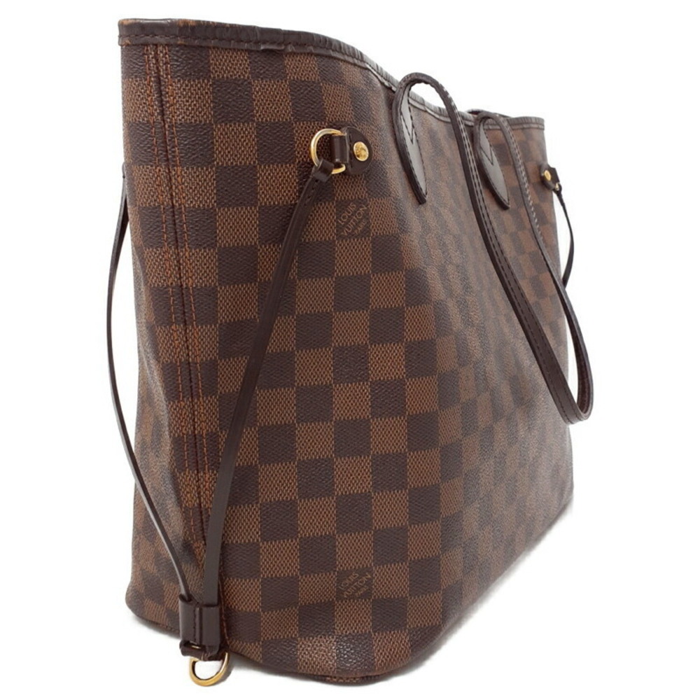 Louis Vuitton Damier Ebene Brown Neverfull Tote Bag - Picture 2 of 8